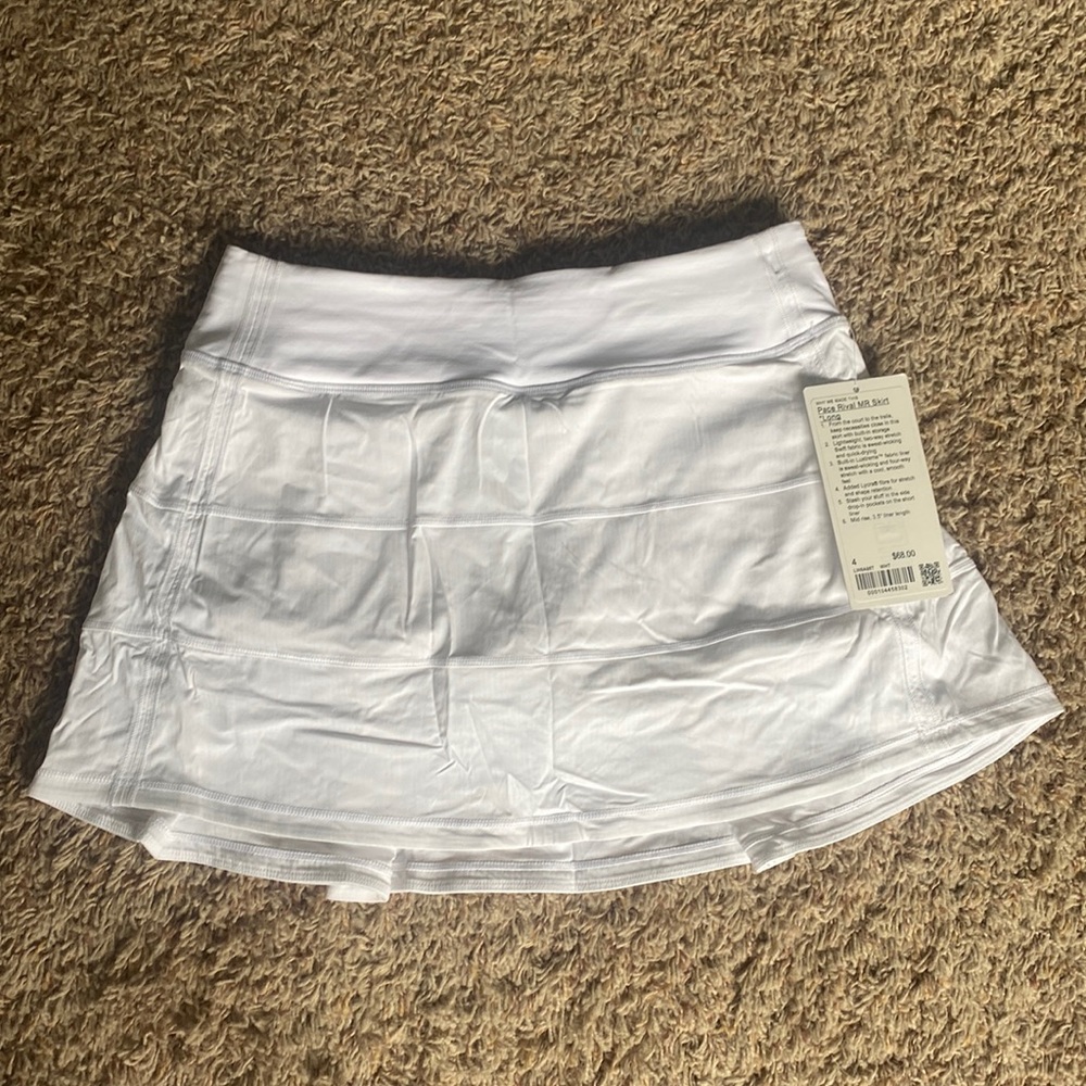 Pace Rival White Skirt *Long